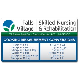 Rectangle w/RC Billboard Business Card Magnet - Full Color Custom Imprinted