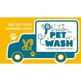 Business Card Magnet Logo Branded