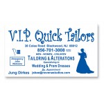 Business Card 3 Day Rectangle Magnet - One Color Logo Branded