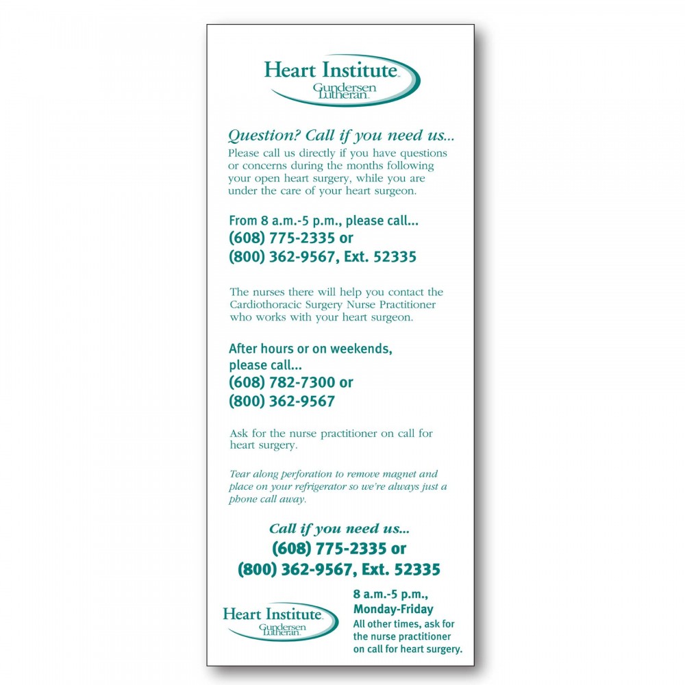 Promotional Econo Card with No Perforations (3 1/2"x8 1/2") Promotional Econo Card with No Perforations (3 1/2"x8 1/2")