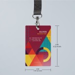 Full Color PVC ID Card -6"H x 4"W Custom Printed