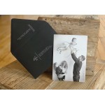 Custom Imprinted 5.5" X 8.5" 14PT 4:1 Natural Uncoated Announcement Cards, Flat - No Scoring