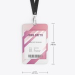 Full Color PVC ID Card -5.5"H x 3.5'W Custom Printed