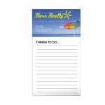 Custom Printed BIC Business Card Magnet w/50 Sheet Non-Adhesive Notepad