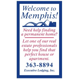 XL Magnetic Business Card - 30 Mil (2.75" x 4.75") Logo Branded  XL Magnetic Business Card - 30 Mil (2.75" x 4.75") Logo Branded