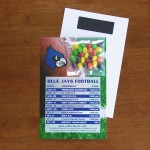 Custom Printed Mini Bag Skittles on Stick Up Card
