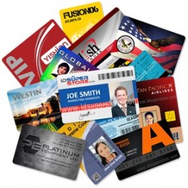 Custom Imprinted Plastic Credential Card (3.37''x2.12'')  Custom Imprinted Plastic Credential Card (3.37