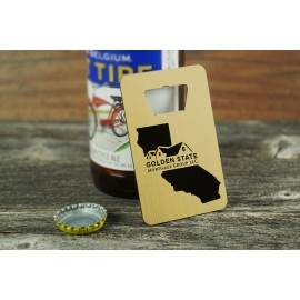 Custom Printed Metal Bottle Opener Business Cards