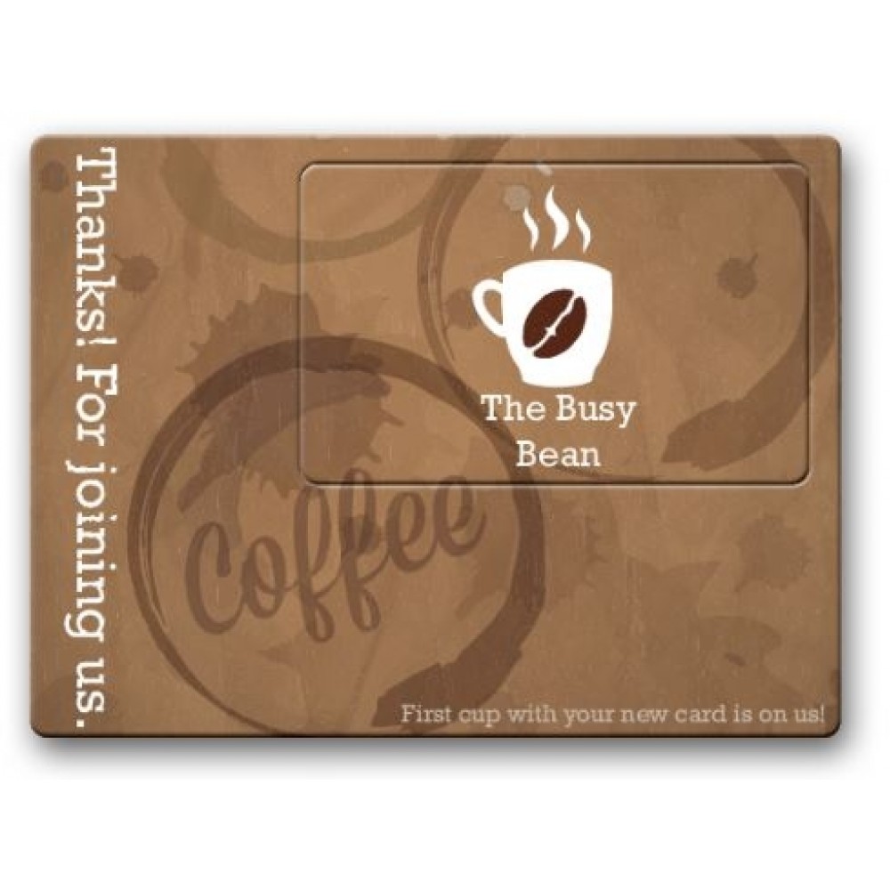 30-Postcard Punch Out Card Film Laminated Card (5 1/2"x8 1/2") Custom Imprinted 30-Postcard Punch Out Card Film Laminated Card (5 1/2"x8 1/2") Custom Imprinted
