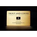 Brass Finish Business Cards Custom Imprinted