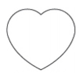Logo Branded Magnet - Heart - Full Color