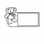 Magnet - Bear In Rectangle - Full Color with Logo