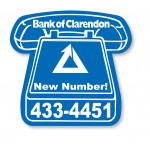 Telephone Magnet - Full Color with Logo