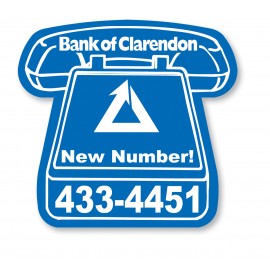 Telephone Magnet - Full Color with Logo  Telephone Magnet - Full Color with Logo