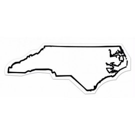 North Carolina State Shape Magnet - Full Color with Logo