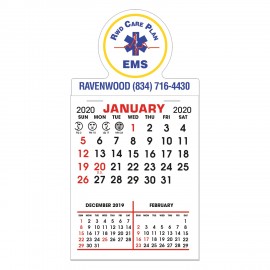 Logo Branded Stick-It! Magnet | 3" x 5 7/8" | Circle | 3 Month Pad