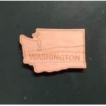 2" - Washington Hardwood Magnets with Logo