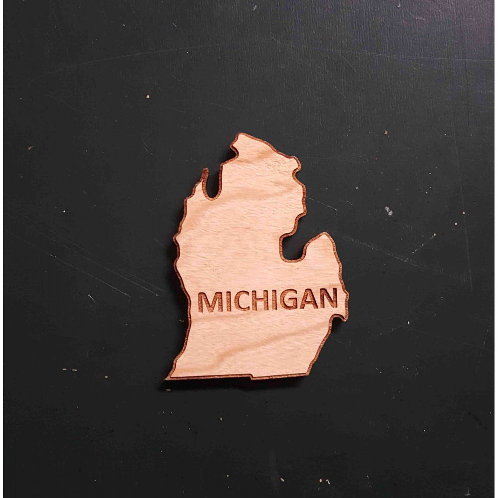Customized 2" - Michigan Hardwood Magnets