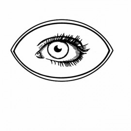 Customized Eye Magnet - Full Color  Customized Eye Magnet - Full Color