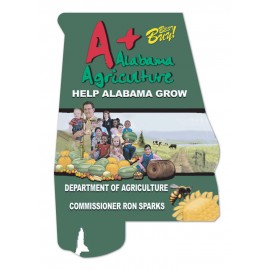 Personalized Alabama State Shape Magnet - Full Color  Personalized Alabama State Shape Magnet - Full Color