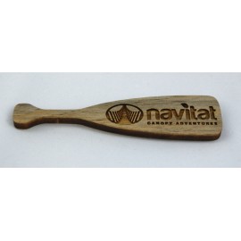 1" x 4" - Hardwood Magnets - Paddle with Logo