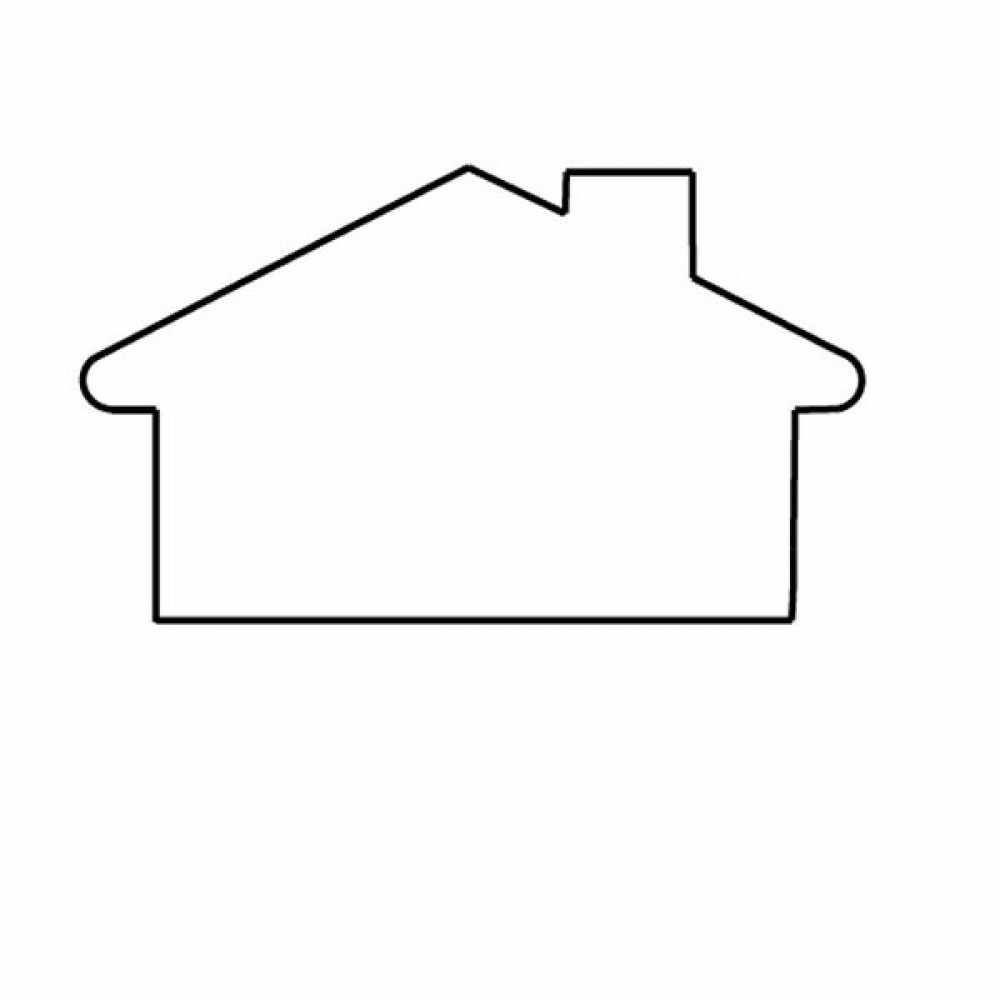 Medium House Outline Magnet - Full Color with Logo