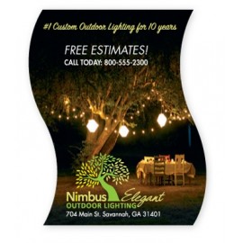 30 Mil BIC Custom Shape Magnet (14.01-16 Square Inches) Logo Branded