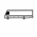 Magnet - Motor Home - Full Color with Logo