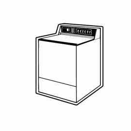 Magnet - Washing Machine - Full Color with Logo  Magnet - Washing Machine - Full Color with Logo