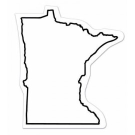 Promotional Minnesota State Shape Magnet - Full Color
