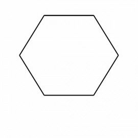 Hexagon Magnet - Full Color with Logo