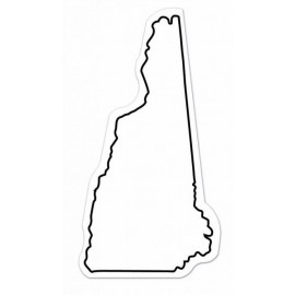 Custom New Hampshire State Shape Magnet - Full Color  Custom New Hampshire State Shape Magnet - Full Color