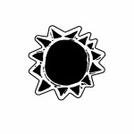 Magnet - Sun - Full Color with Logo