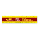 Ruler Magnet - 6.25" x 1.25" - 20 mil with Logo