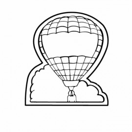 Customized Air Balloon Magnet - Full Color  Customized Air Balloon Magnet - Full Color