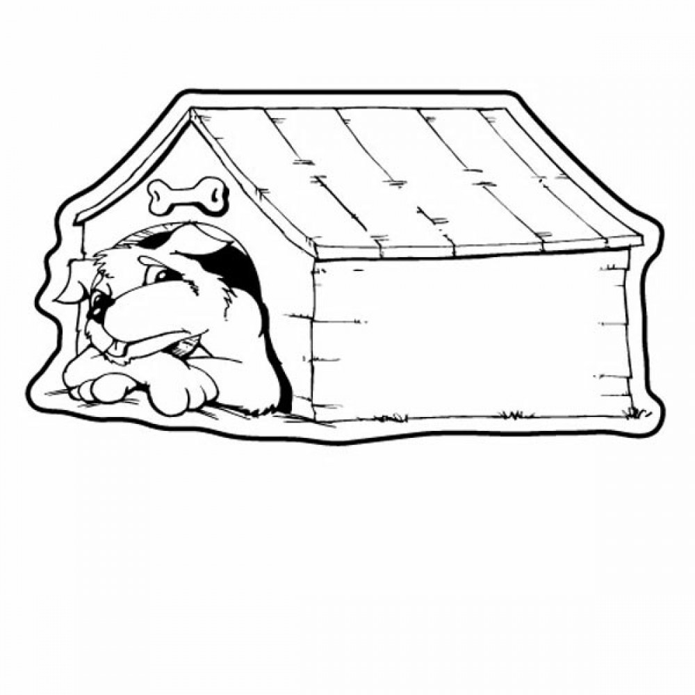 Magnet - Dog House - Full Color with Logo