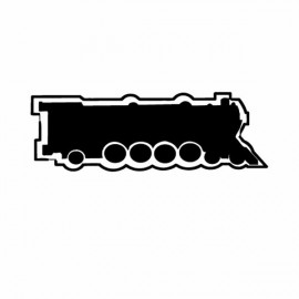 Magnet - Train Engine - Full Color with Logo  Magnet - Train Engine - Full Color with Logo