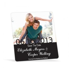 Save The Date Magnet | Rectangle | 3 1/2" x 4" with Logo  Save The Date Magnet | Rectangle | 3 1/2" x 4" with Logo