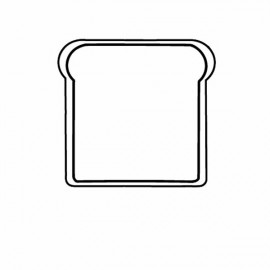 Promotional Magnet - Bread Slice - Full Color