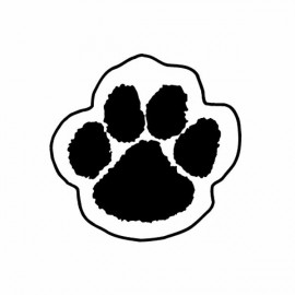 Custom Paw Print Magnet - Full Color