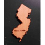 2" - New Jersey Hardwood Magnets with Logo