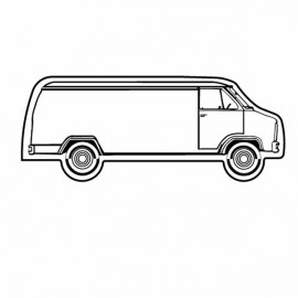 Customized Magnet - Long Van - Full Color