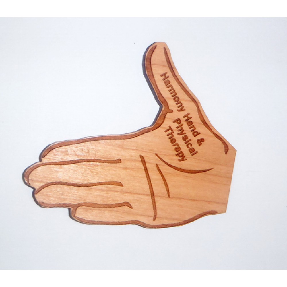 Custom Imprinted 1.875" x 2" - Hardwood Magnets - Laser Engraved - USA-Made Custom Imprinted 1.875" x 2" - Hardwood Magnets - Laser Engraved - USA-Made
