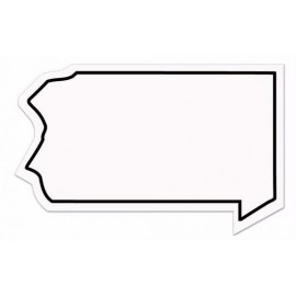 Logo Branded Pennsylvania State Shape Magnet - Full Color  Logo Branded Pennsylvania State Shape Magnet - Full Color