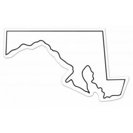 Custom Maryland State Shape Magnet - Full Color
