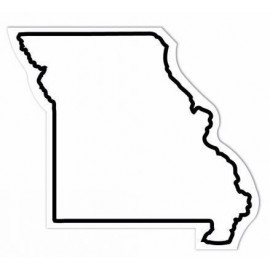 Customized Missouri State Shape Magnet - Full Color  Customized Missouri State Shape Magnet - Full Color