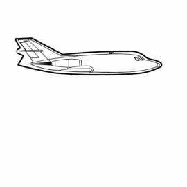 757 Jet Magnet - Full Color with Logo  757 Jet Magnet - Full Color with Logo