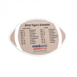 Custom Schedule Magnet | Football | 4 1/2" x 6 3/4"  Custom Schedule Magnet | Football | 4 1/2" x 6 3/4"