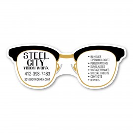 Promotional Glasses Magnet - 4" x 1.5" - 30 mil - Outdoor Safe  Promotional Glasses Magnet - 4" x 1.5" - 30 mil - Outdoor Safe