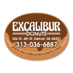 Donut Magnet - 5.75" x 4.25" - 20 mil with Logo
